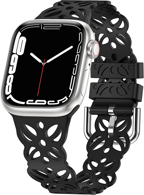 Wearlizer lace Cutout Band Compatible with Apple Watch Band 38mm 40mm