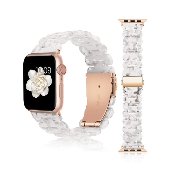 Wearlizer  Resin Bands Lightweight Compatible with Apple Watch SE 7 6 5 4 3 2 1