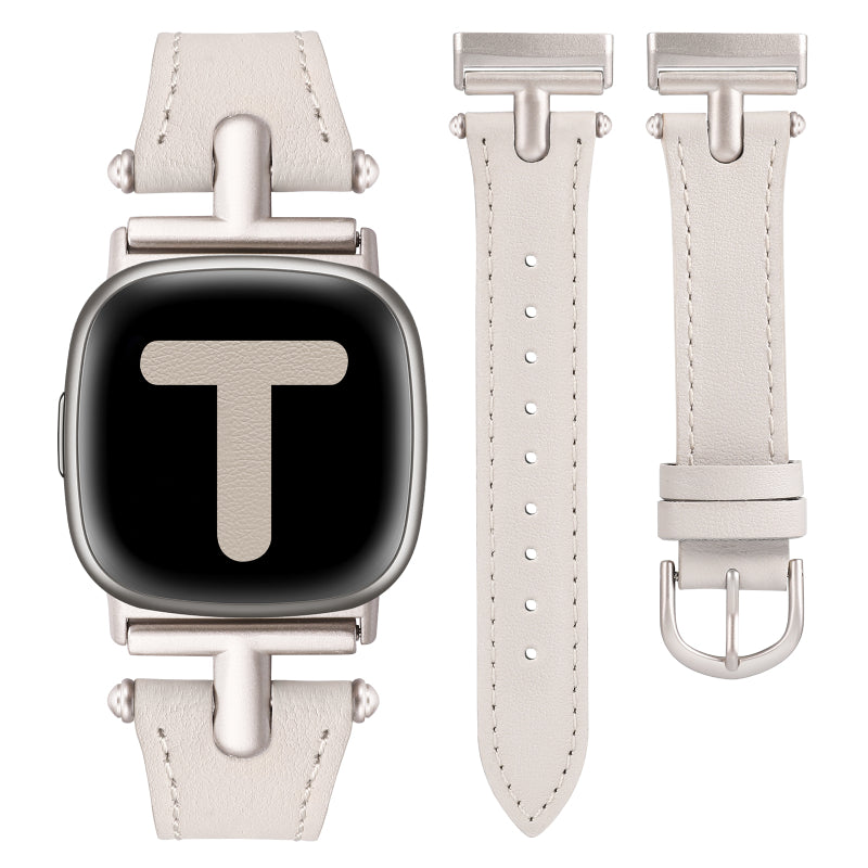 Wearlizer Correa de cuero compatible con Fitbit Versa 2 para mujer elegante  correa de cuero delgada con hebilla de metal en forma de D para reloj –  Yaxa Costa Rica