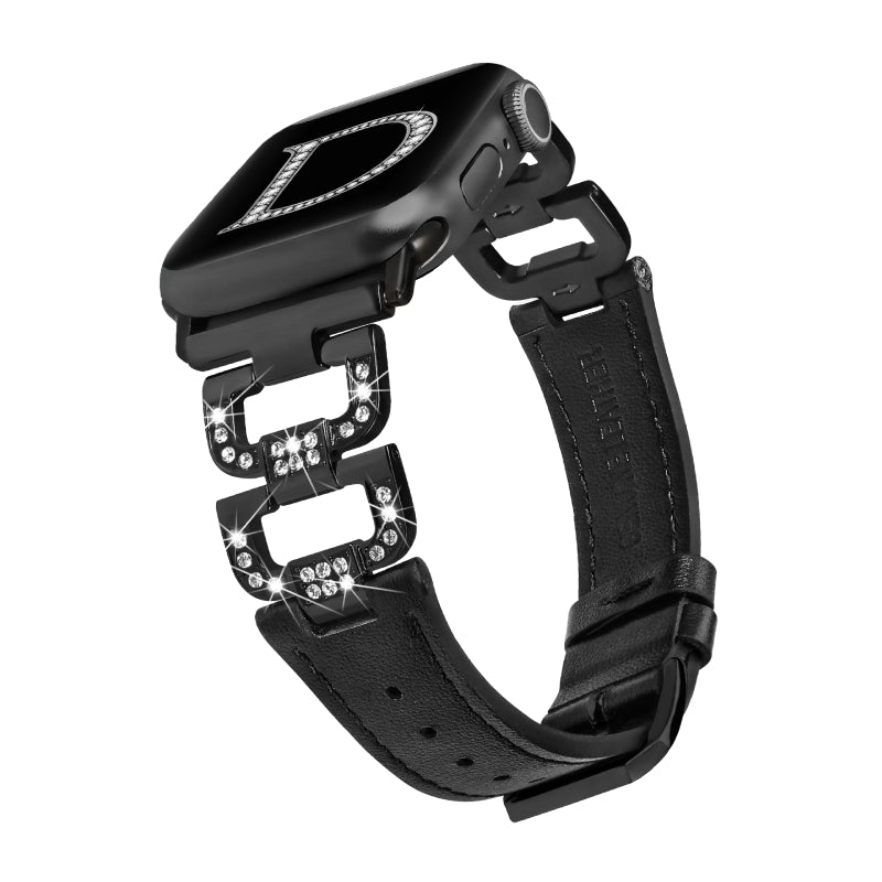 Wearlizer Leather Band Compatible with Apple Watch Bands