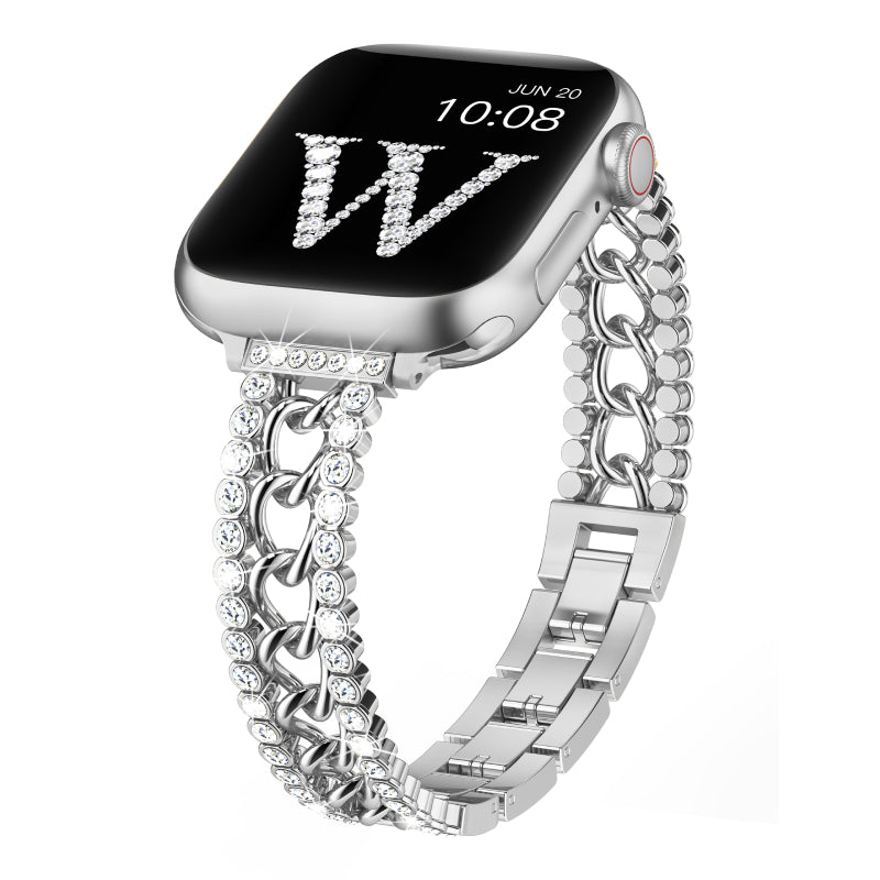 Women Jewelry Steel Bracelet Strap For Apple Watch Ultra/8/7/SE/6/5/4/3/2  Band