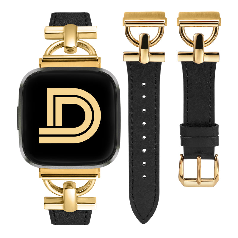 Wearlizer Leather Band Compatible with Fitbit Versa 2 Bands for Women