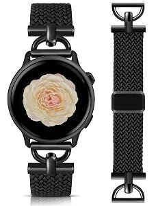 20mm Magnetic Nylon Bands Braid Stretchy Strap Compatible with Garmin Watch