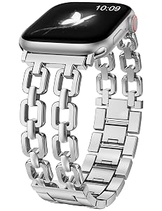 Wearlizer Fancy Metal Band Compatible with Apple Watch