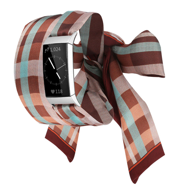 Wearlizer Scarf Fitbit Charge 3 Bands/for Fitbit Charge 4 Bands, Wrist Scarf Replacement Strap