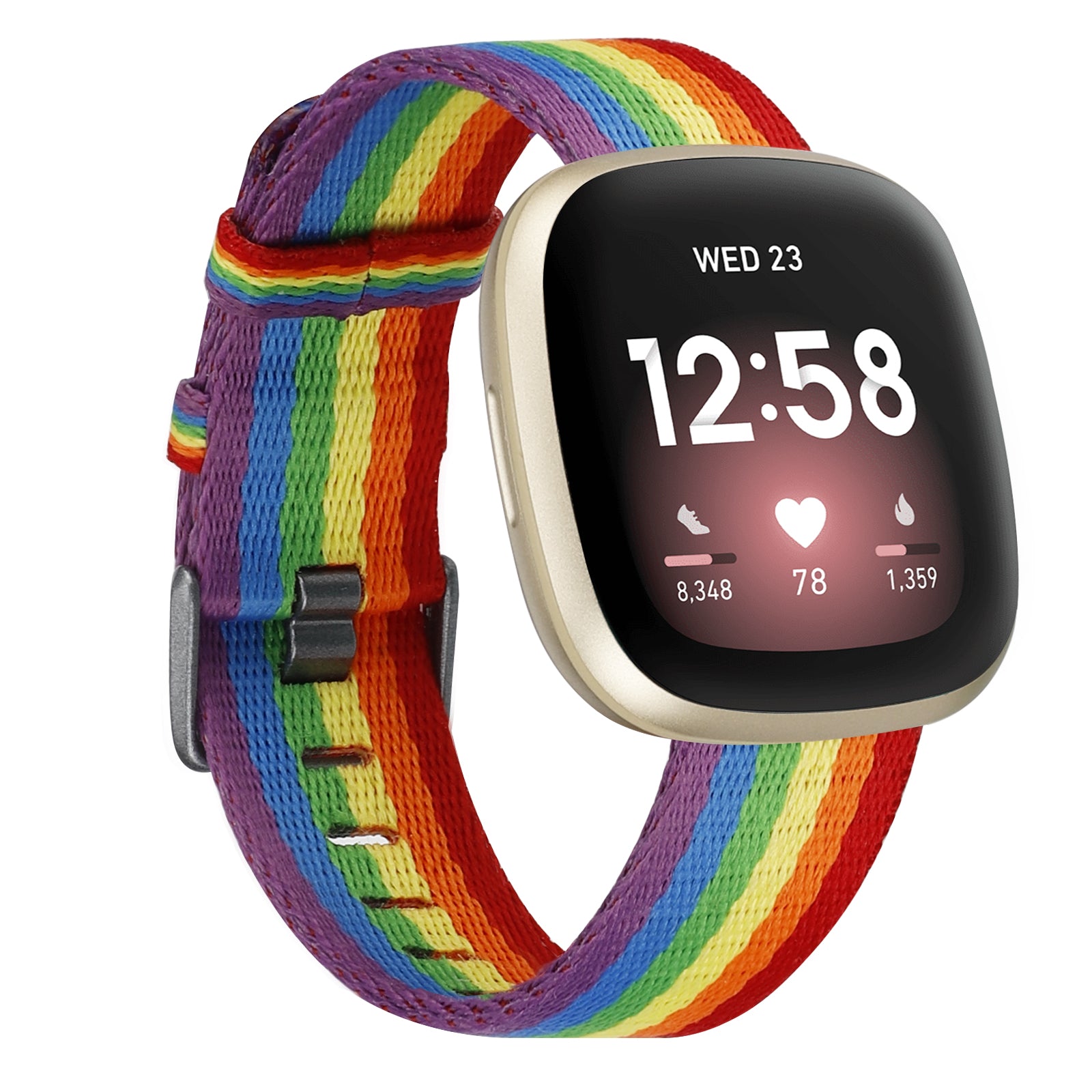 FitTurn Bling Band For Fitbit Sense/Versa 3 - Diamond Rhinestone Metal Strap With Adjustment Tool - View #4