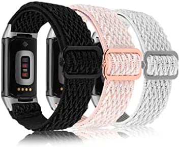 Peach Deltas Adjustable Elastic Band for Apple Watch, Fitbit