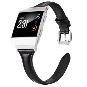 Wearlizer Leather Band Compatible for Fitbit Ionic Bands Women Men, Genuine Leather