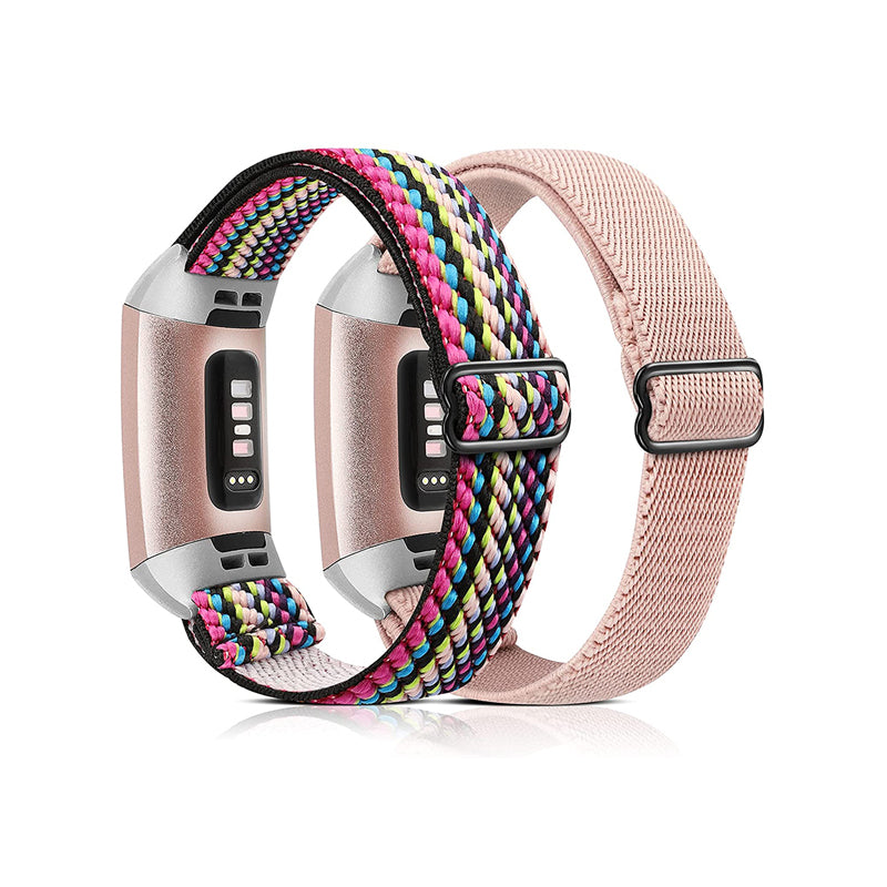 2 Bracelets Silicone ZUOQIANG Pour Fitbit Charge 3/4 - Réglables, Confortables Et Résistants à L'eau - Hommes Et Femmes