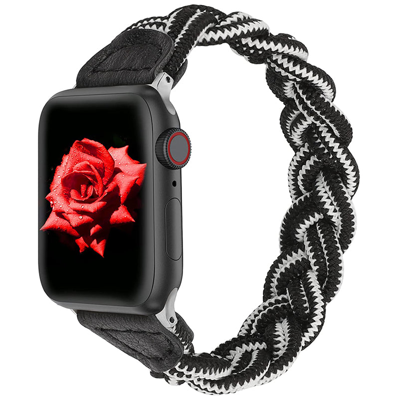 Wearlizer Apple Watch Bands Slim Elastic Braided Loop Strap  display picture 1