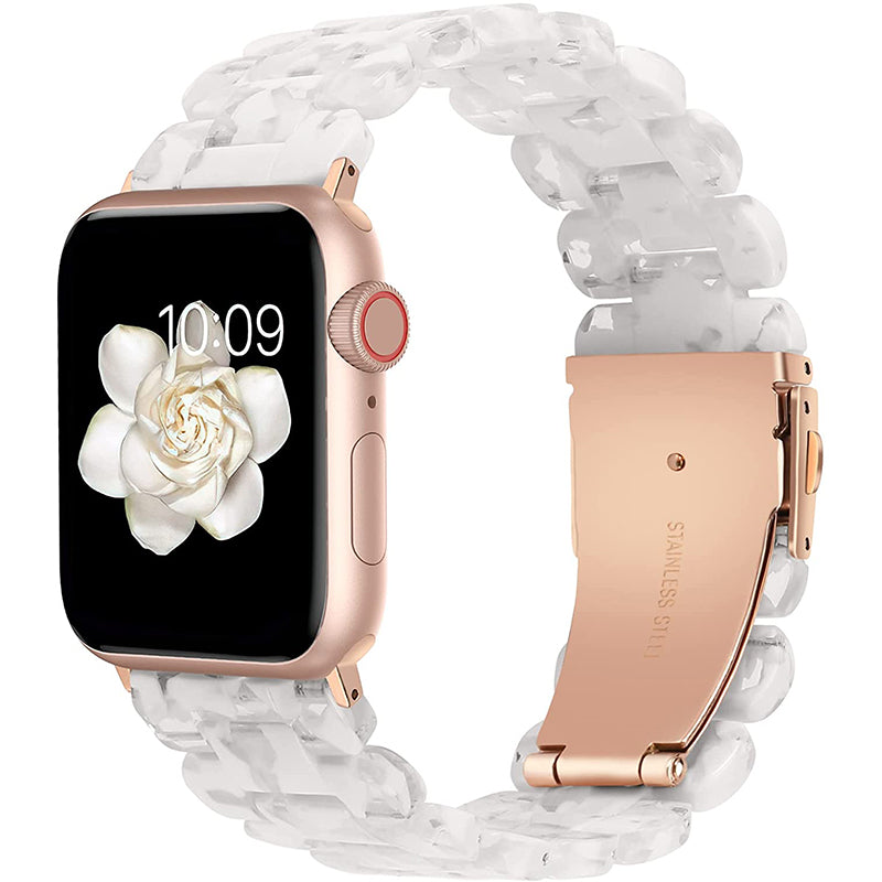 Wearlizer Floral Leather Band Compatible with Apple Watch Band