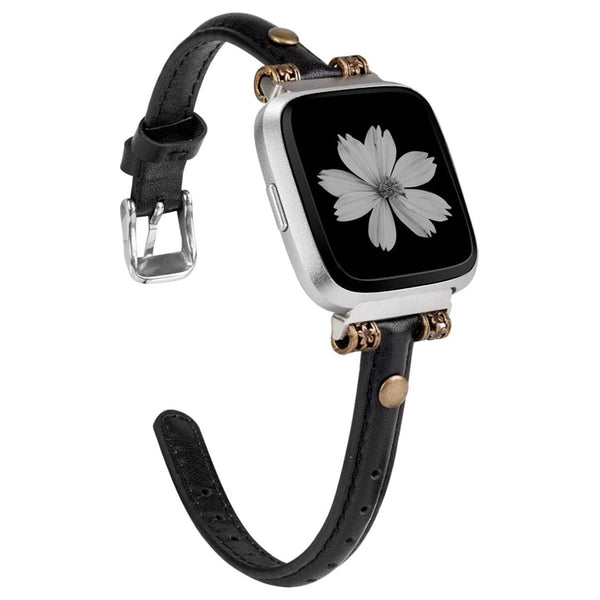 Wearlizer Leather Fitbit Versa/Versa 2 /Versa Lite/Versa SE for Women Men